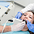 dentist performing procedure